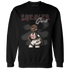 Jumman Jack University Red Sweatshirt Match Black Sneaker Girl - NastyJamz