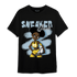 Blue Grey 13s T Shirt Match Black Sneaker Girl - NastyJamz