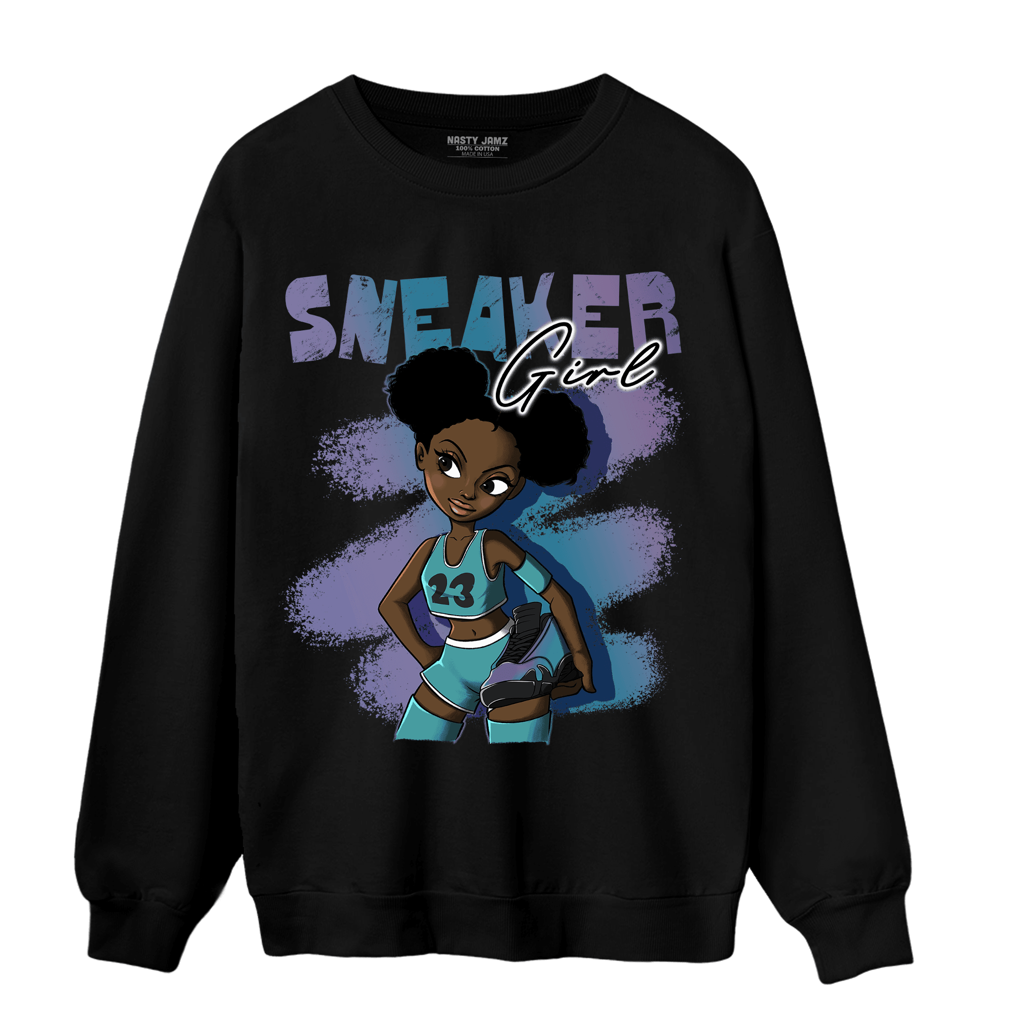 Low Love Letter 14s Sweatshirt Match Black Sneaker Girl - NastyJamz