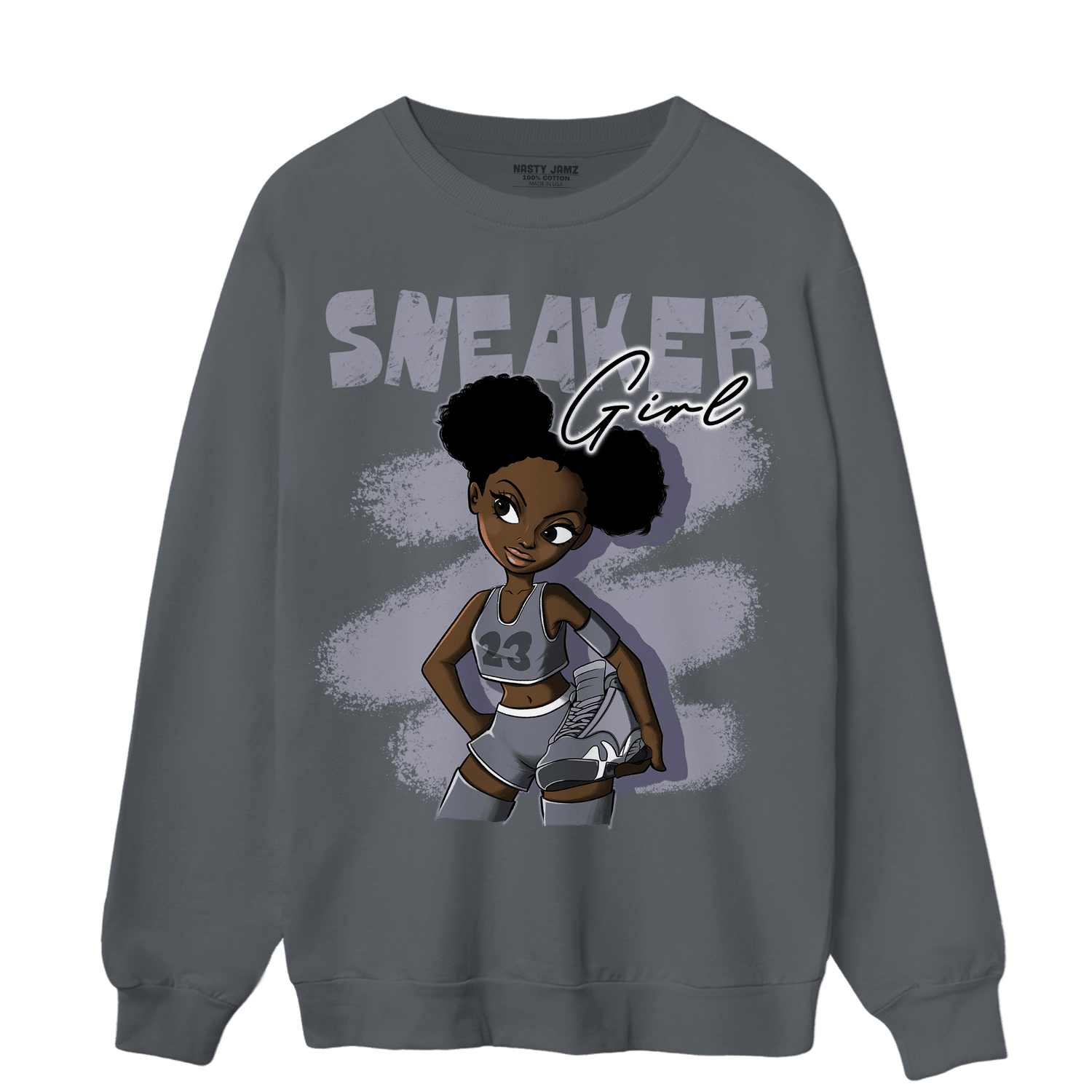 Stealth 14s Sweatshirt Match Black Sneaker Girl - NastyJamz