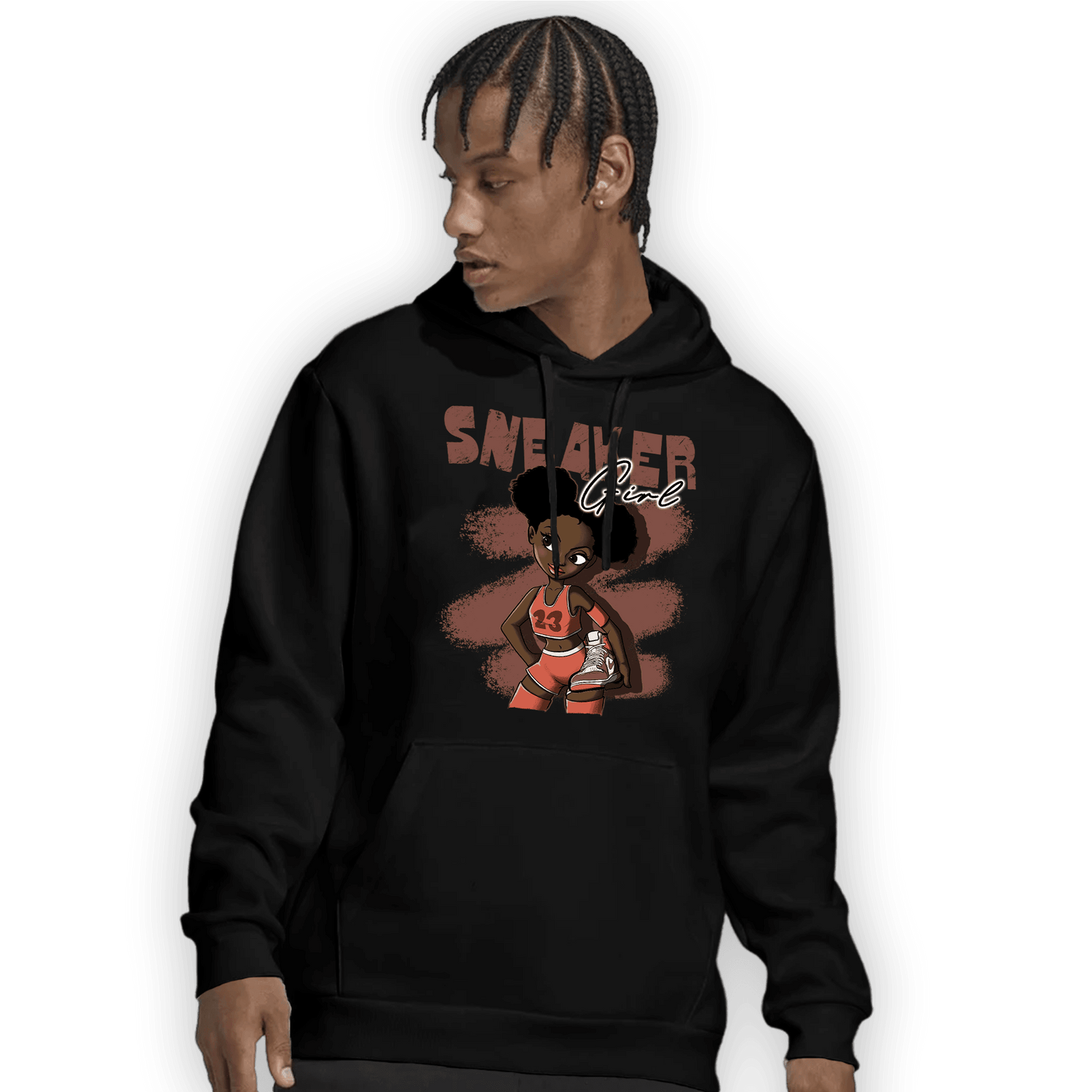 Spizike Low Bred Hoodie Match Black Sneaker Girl - NastyJamz