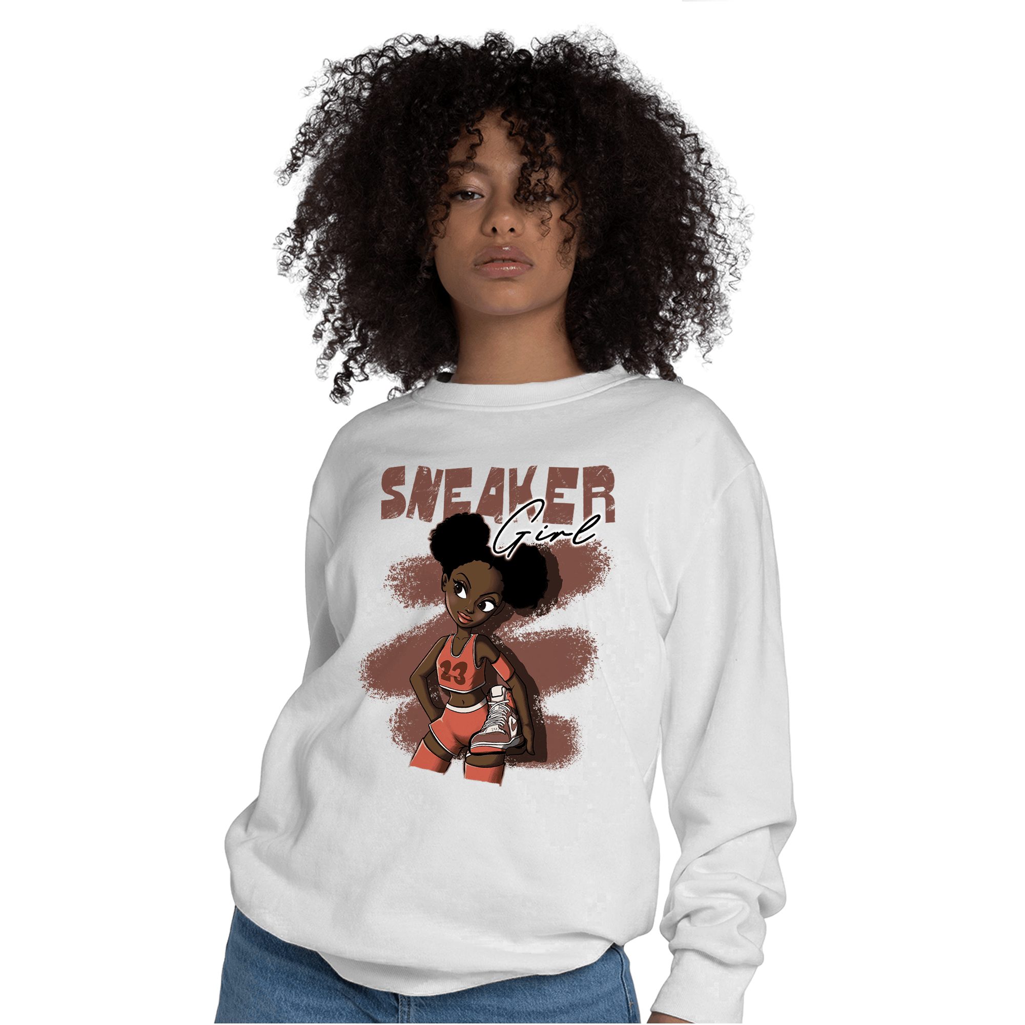 High OG Dusted Clay 1s Sweatshirt Match Black Sneaker Girl - NastyJamz
