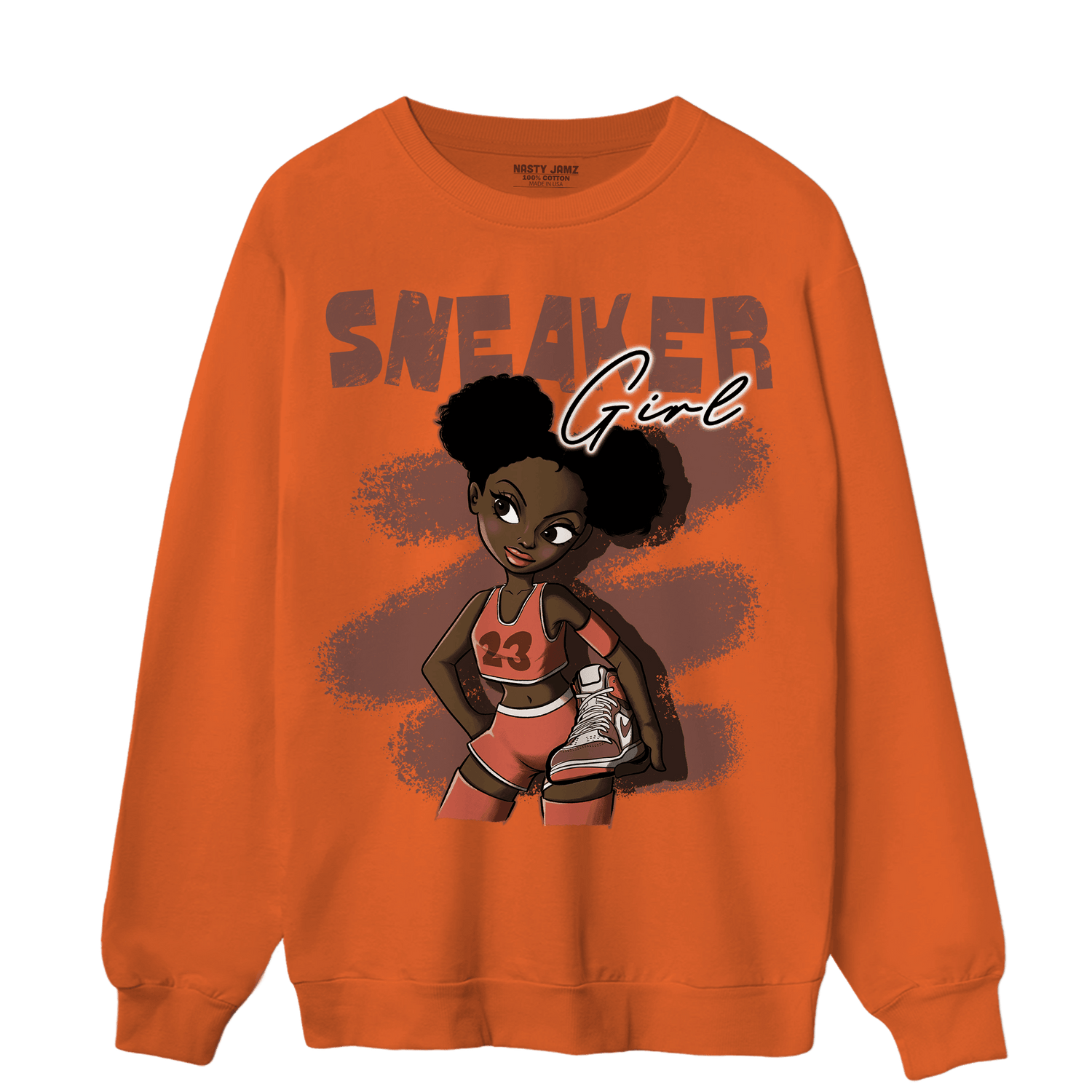 High OG Dusted Clay 1s Sweatshirt Match Black Sneaker Girl - NastyJamz