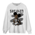 Retro High OG Black White 1s Sweatshirt Match Black Sneaker Girl - NastyJamz