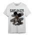 Retro High OG Black White 1s T Shirt Match Black Sneaker Girl - NastyJamz