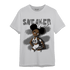 Retro High OG Black White 1s T Shirt Match Black Sneaker Girl - NastyJamz