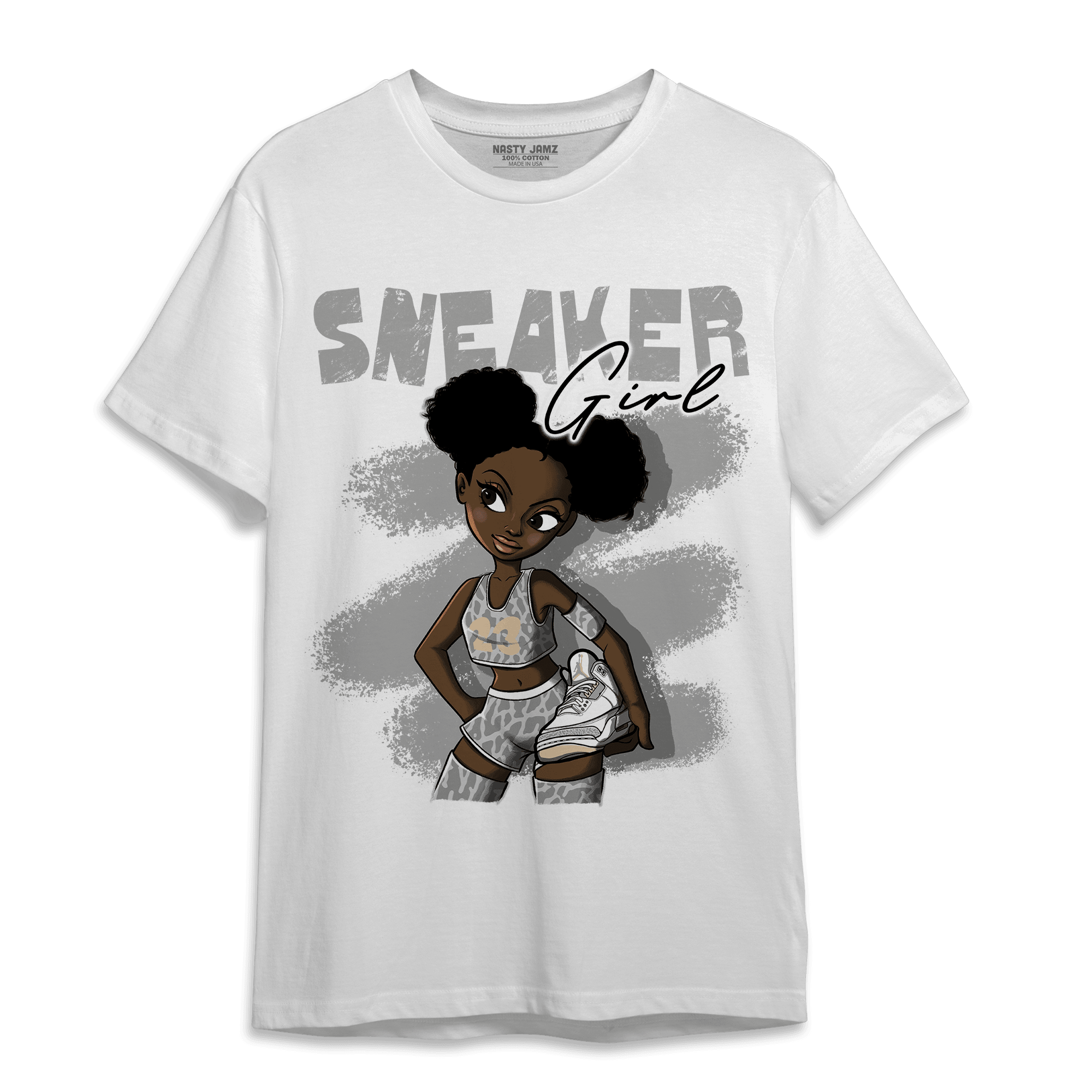 Craft Ivory 3s T Shirt Match Black Sneaker Girl - NastyJamz