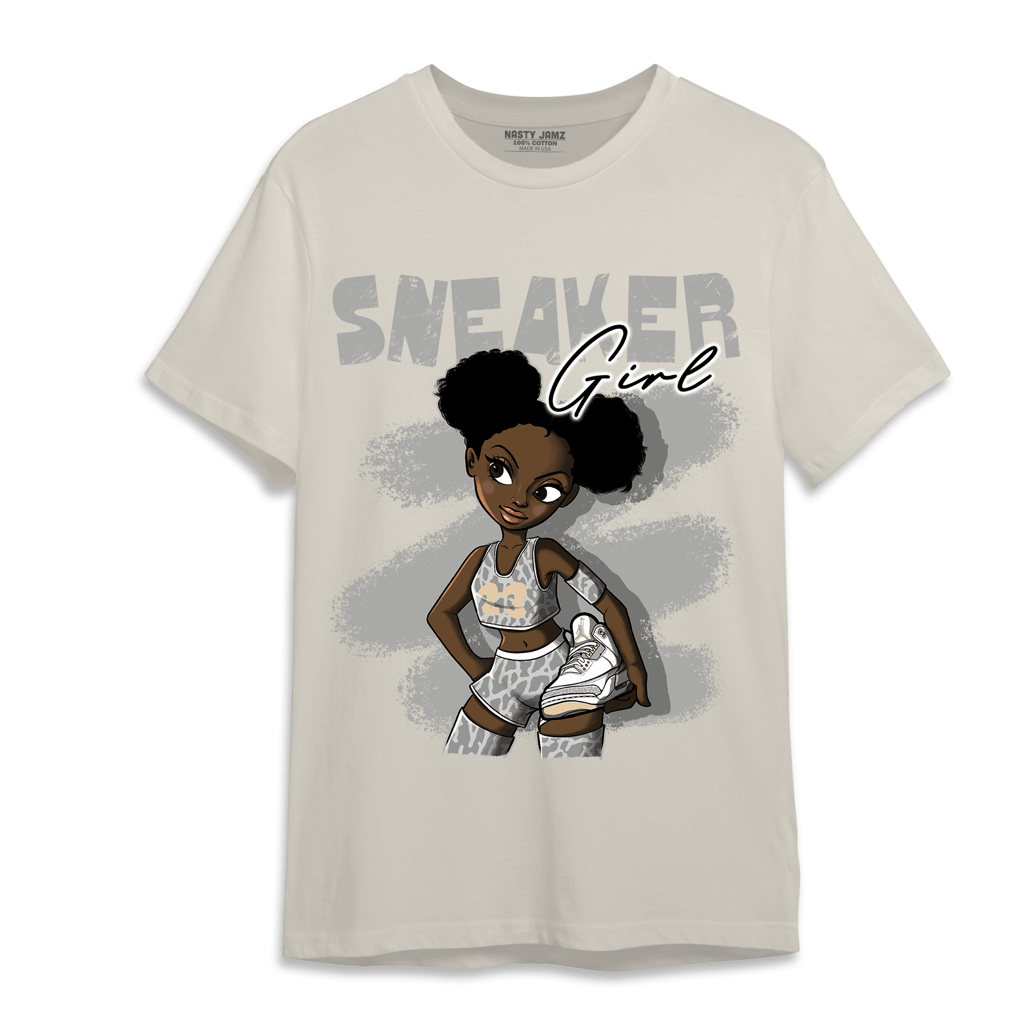 Craft Ivory 3s T Shirt Match Black Sneaker Girl - NastyJamz