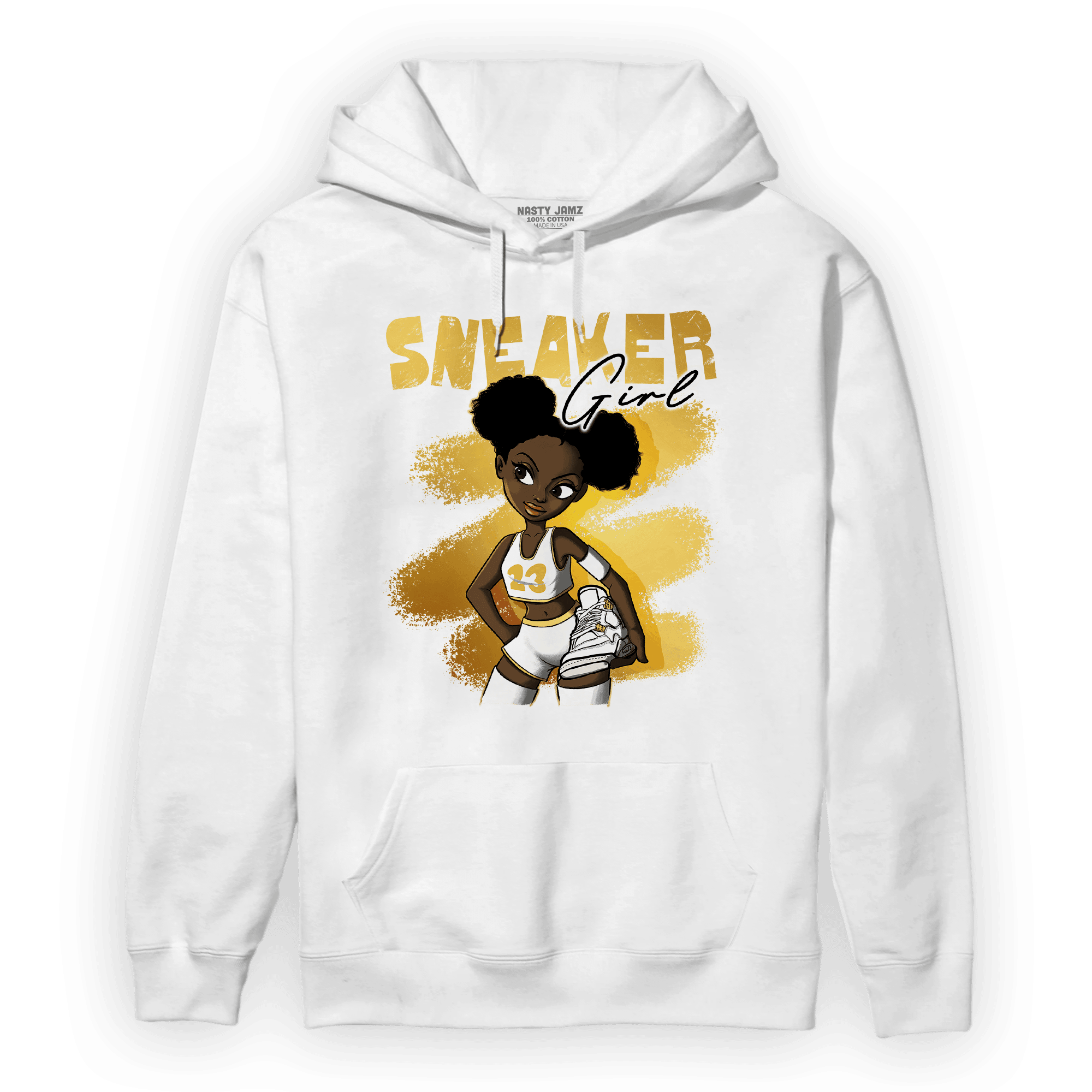 Sail 4s Hoodie Match Black Sneaker Girl - NastyJamz