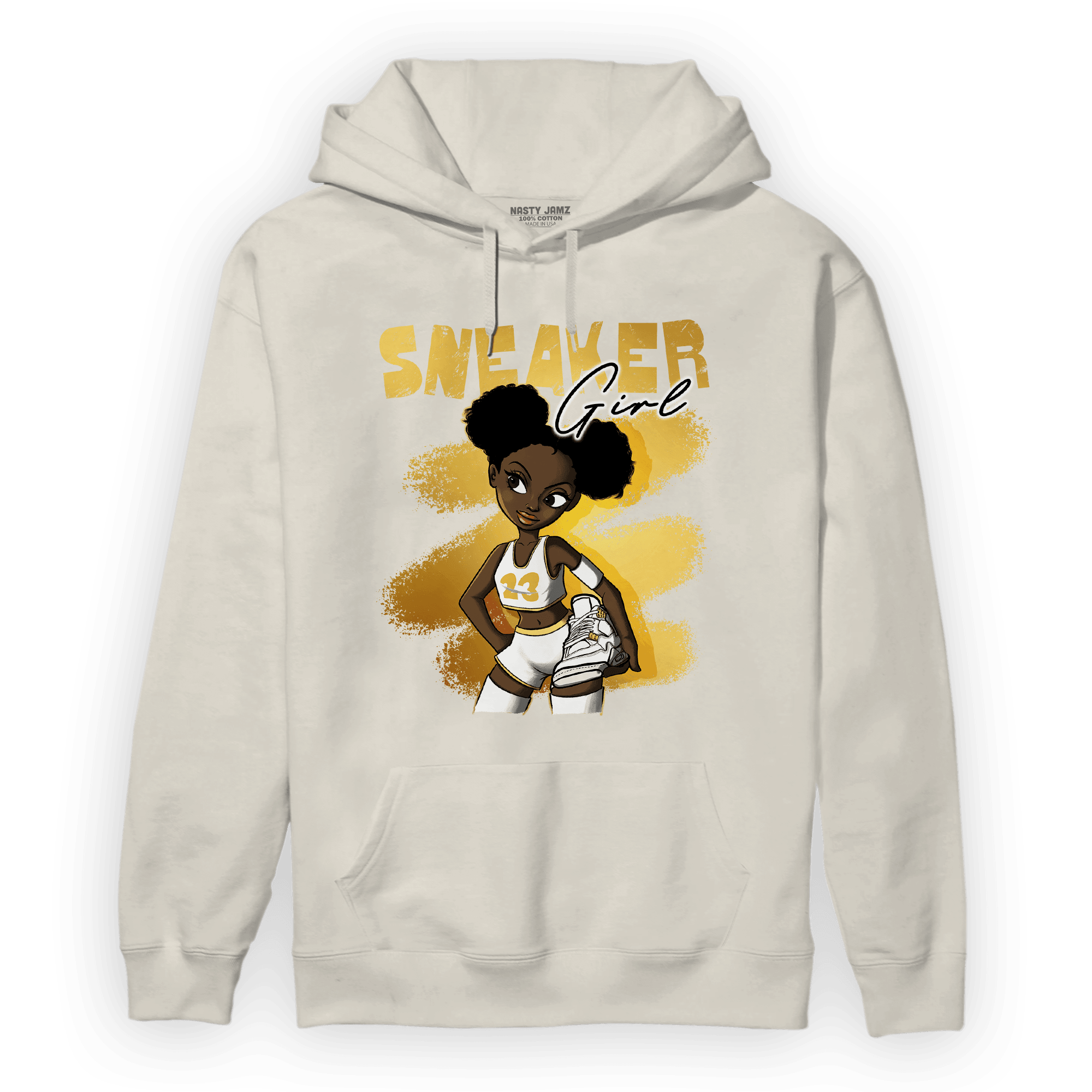 Sail 4s Hoodie Match Black Sneaker Girl - NastyJamz
