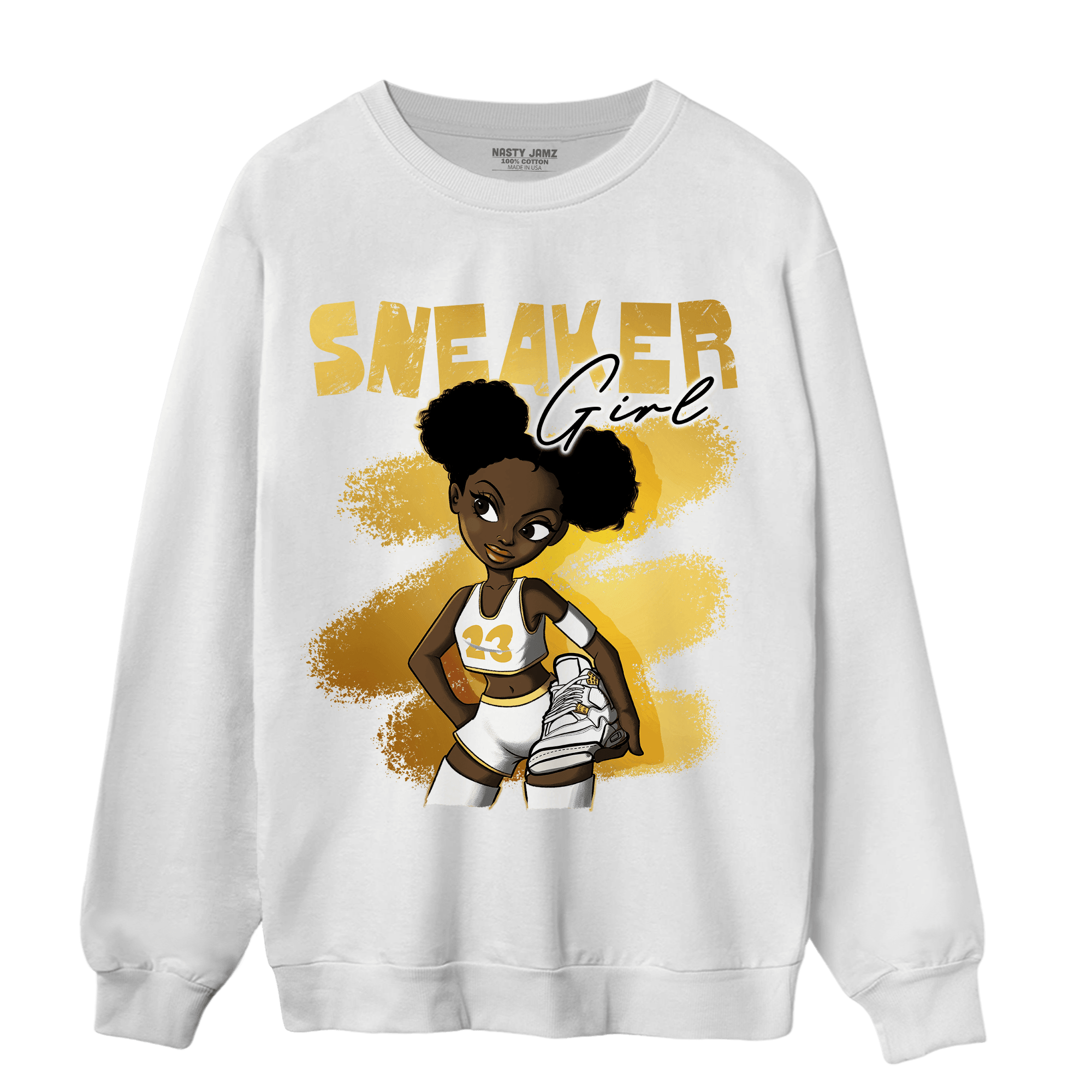 Sail 4s Sweatshirt Match Black Sneaker Girl - NastyJamz
