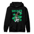 Lucky Green 5s Hoodie Match Black Sneaker Girl - NastyJamz