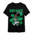 Lucky Green 5s T Shirt Match Black Sneaker Girl - NastyJamz