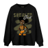 Olive 5s Sweatshirt Match Black Sneaker Girl - NastyJamz