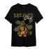 Olive 5s T Shirt Match Black Sneaker Girl - NastyJamz