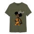 Olive 5s T Shirt Match Black Sneaker Girl - NastyJamz
