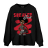 Spizike Low Bred Sweatshirt Match Black Sneaker Girl - NastyJamz