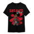 Spizike Low Bred T Shirt Match Black Sneaker Girl - NastyJamz