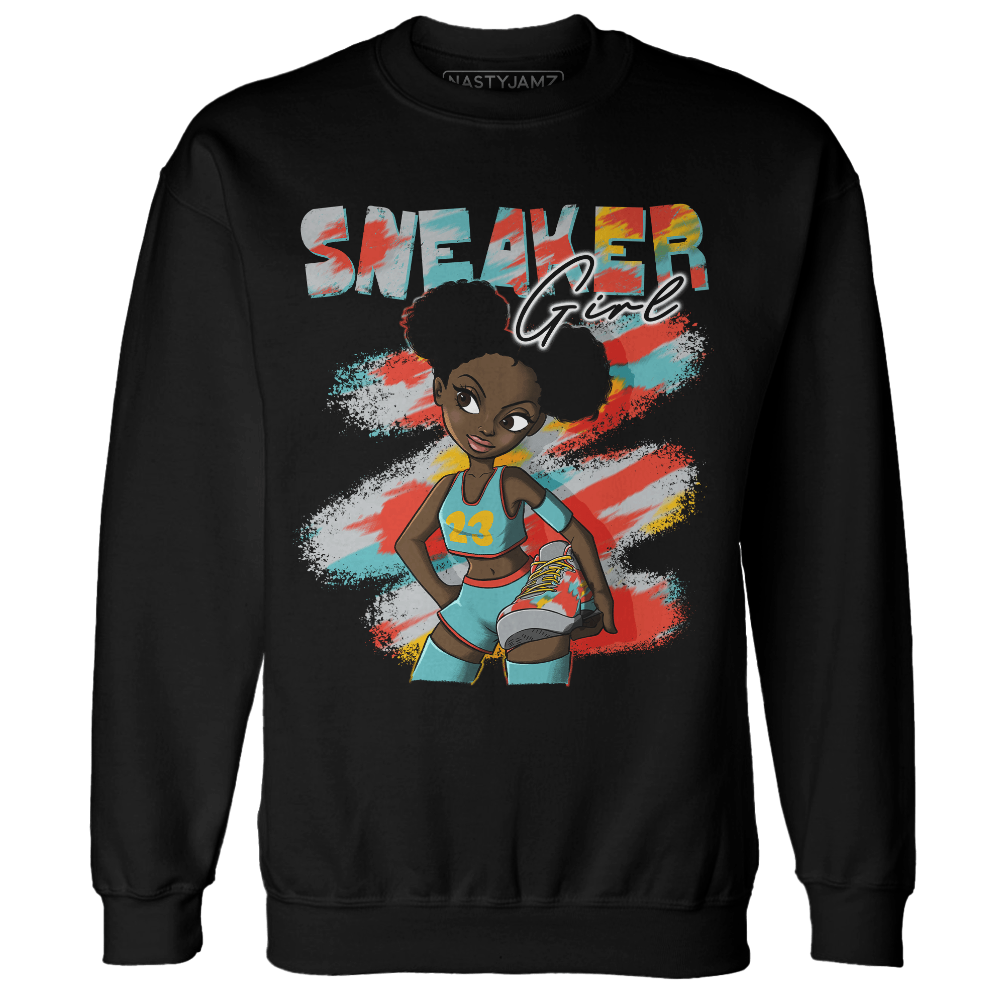 KB 8 Protro Venice Beach Sweatshirt Match Black Sneaker Girl - NastyJamz