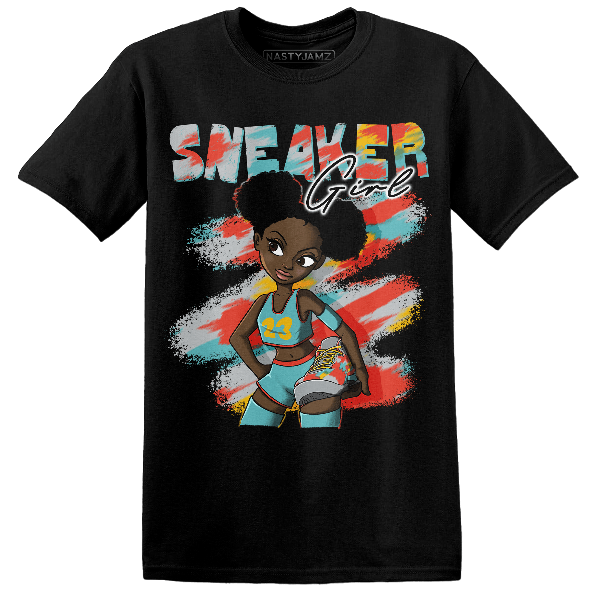 KB 8 Protro Venice Beach T Shirt Match Black Sneaker Girl - NastyJamz