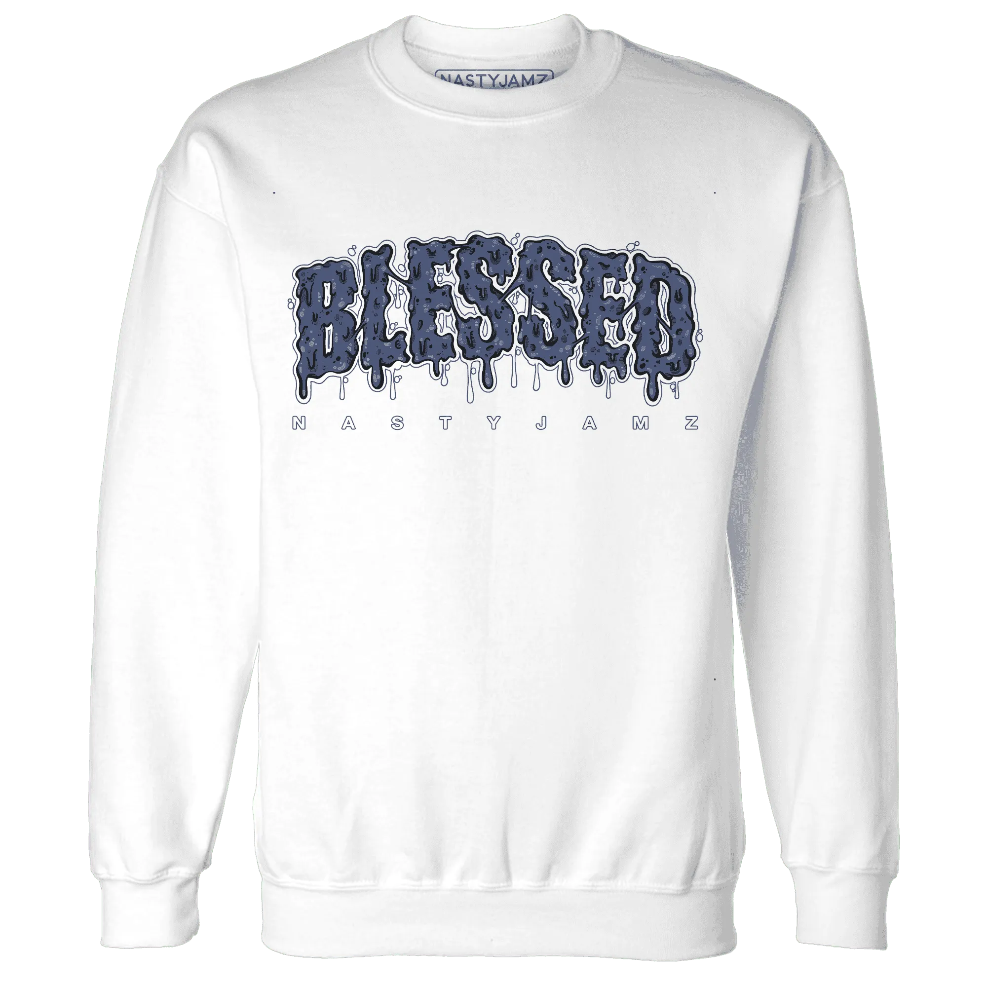 Low-Diffused-Blue-11s-Sweatshirt-Match-Blessed-Text