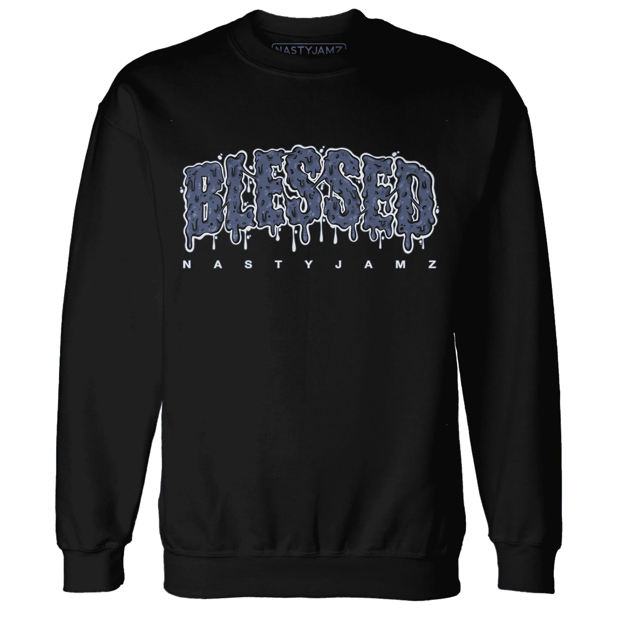 Low-Diffused-Blue-11s-Sweatshirt-Match-Blessed-Text