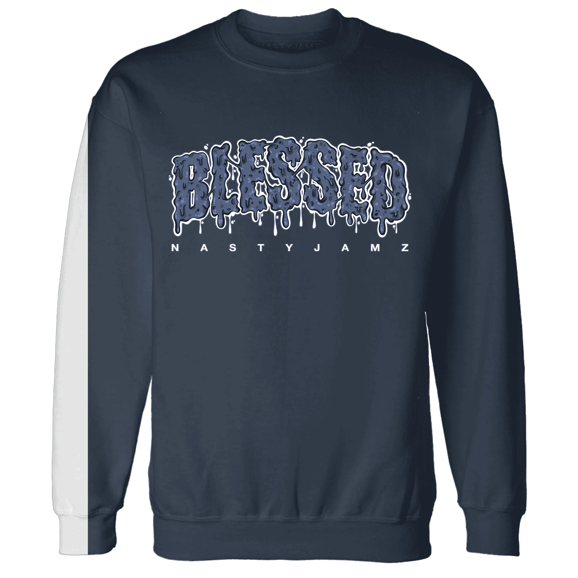 Low-Diffused-Blue-11s-Sweatshirt-Match-Blessed-Text