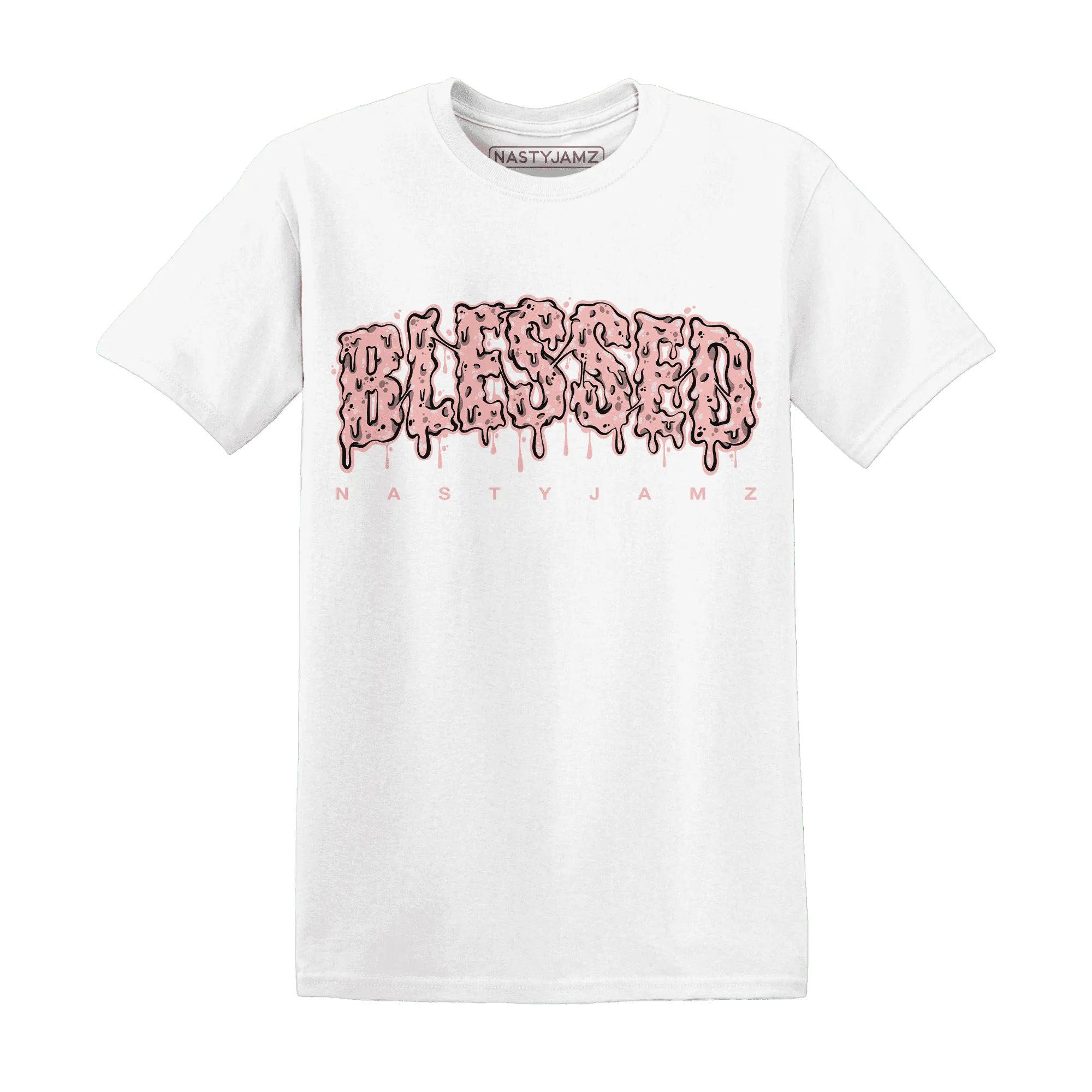 Low-Legend-Pink-11s-T-Shirt-Match-Blessed-Text