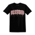 Low-Legend-Pink-11s-T-Shirt-Match-Blessed-Text