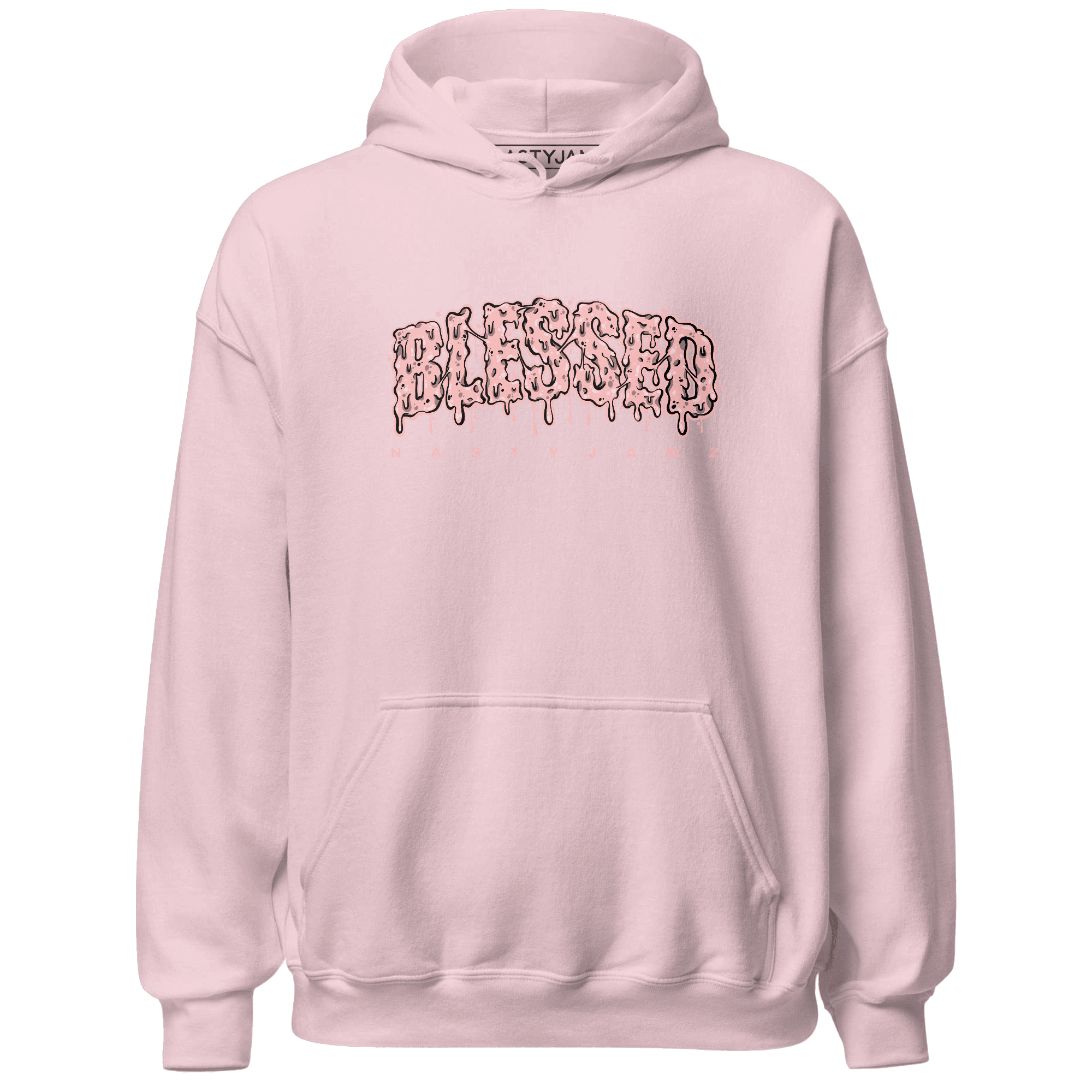 Low Legend Pink 11s Hoodie Match Blessed Text - NastyJamz