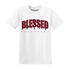 Retro-Red-Taxi-12s-T-Shirt-Match-Blessed-Text