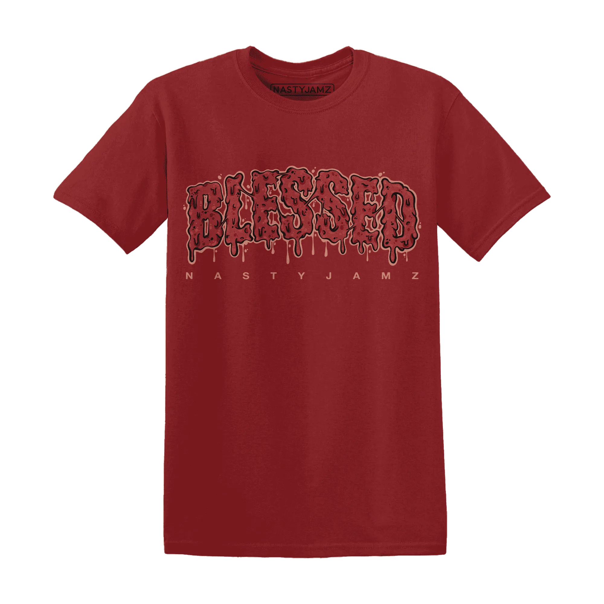 Dune-Red-13s-T-Shirt-Match-Blessed-Text