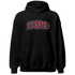 High White Team Red 1s Hoodie Match Blessed Text - NastyJamz