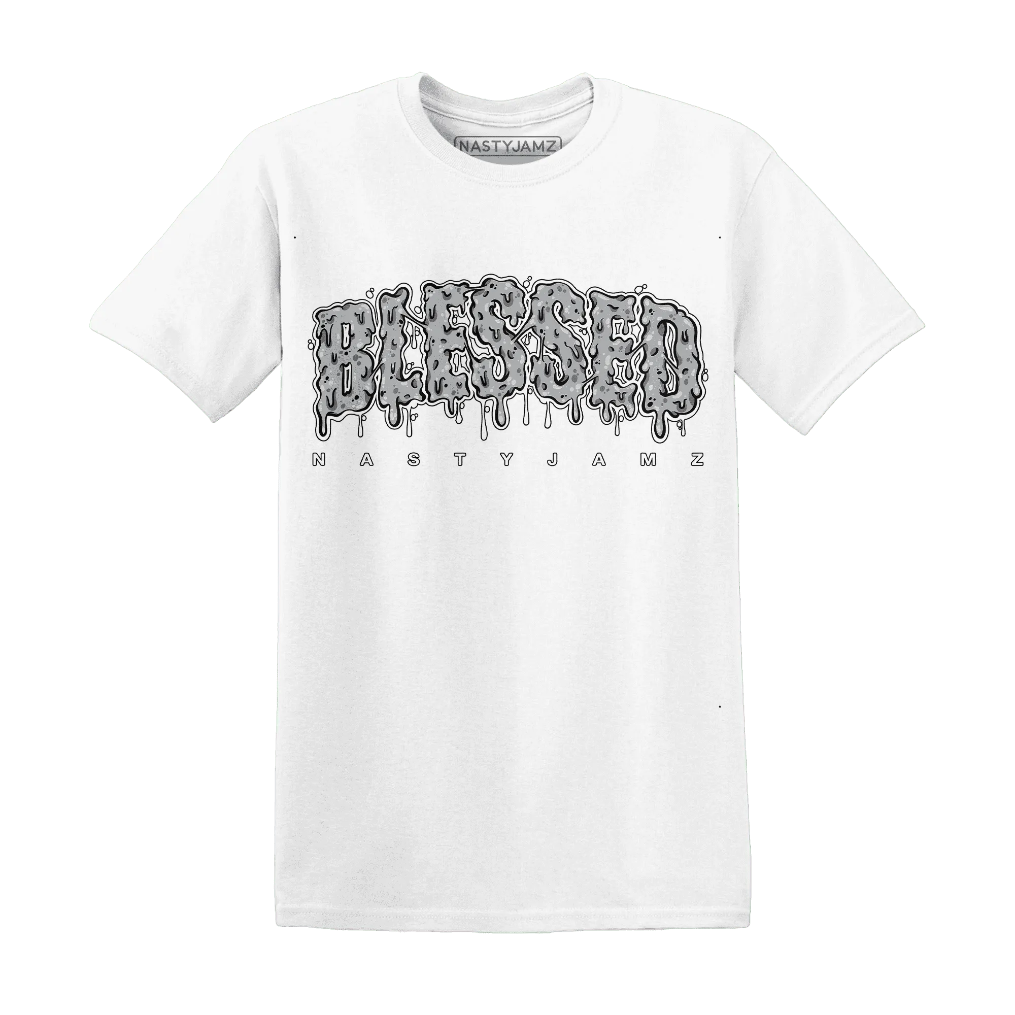 Wolf-Grey-1s-T-Shirt-Match-Blessed-Text
