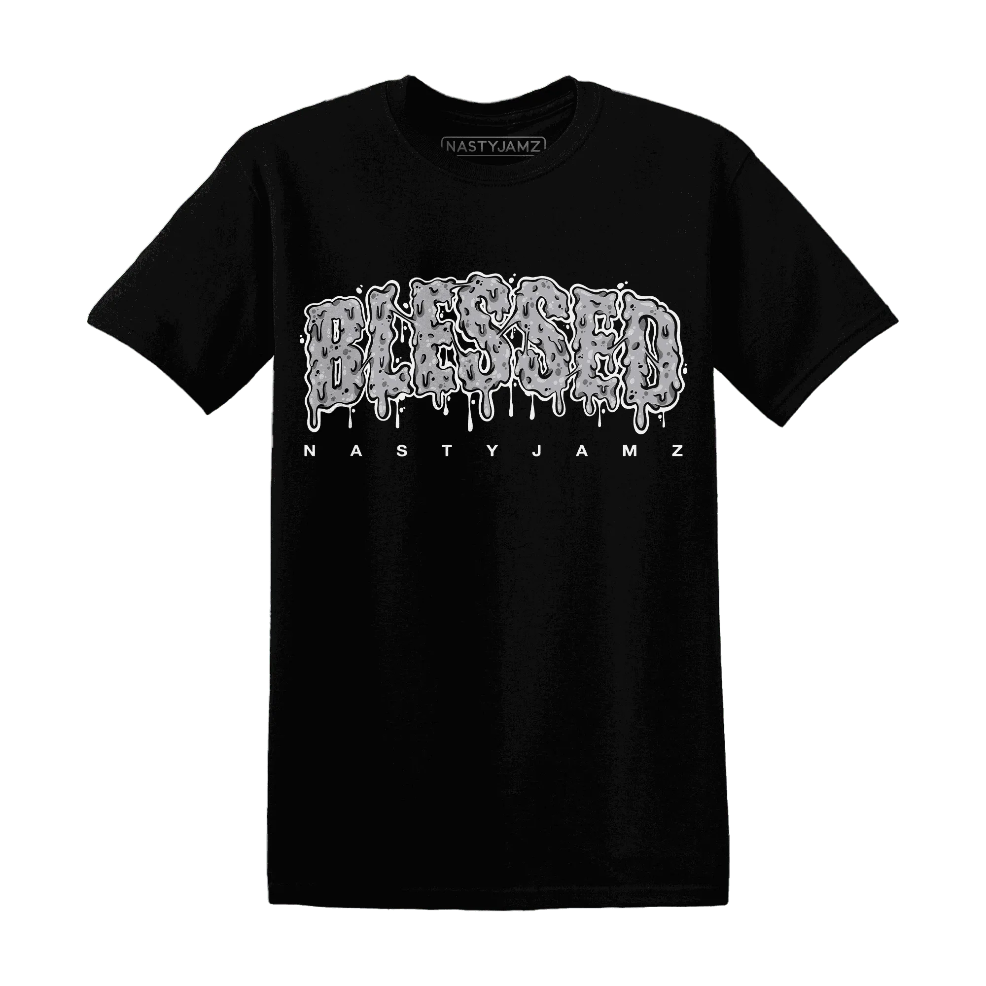 Wolf-Grey-1s-T-Shirt-Match-Blessed-Text
