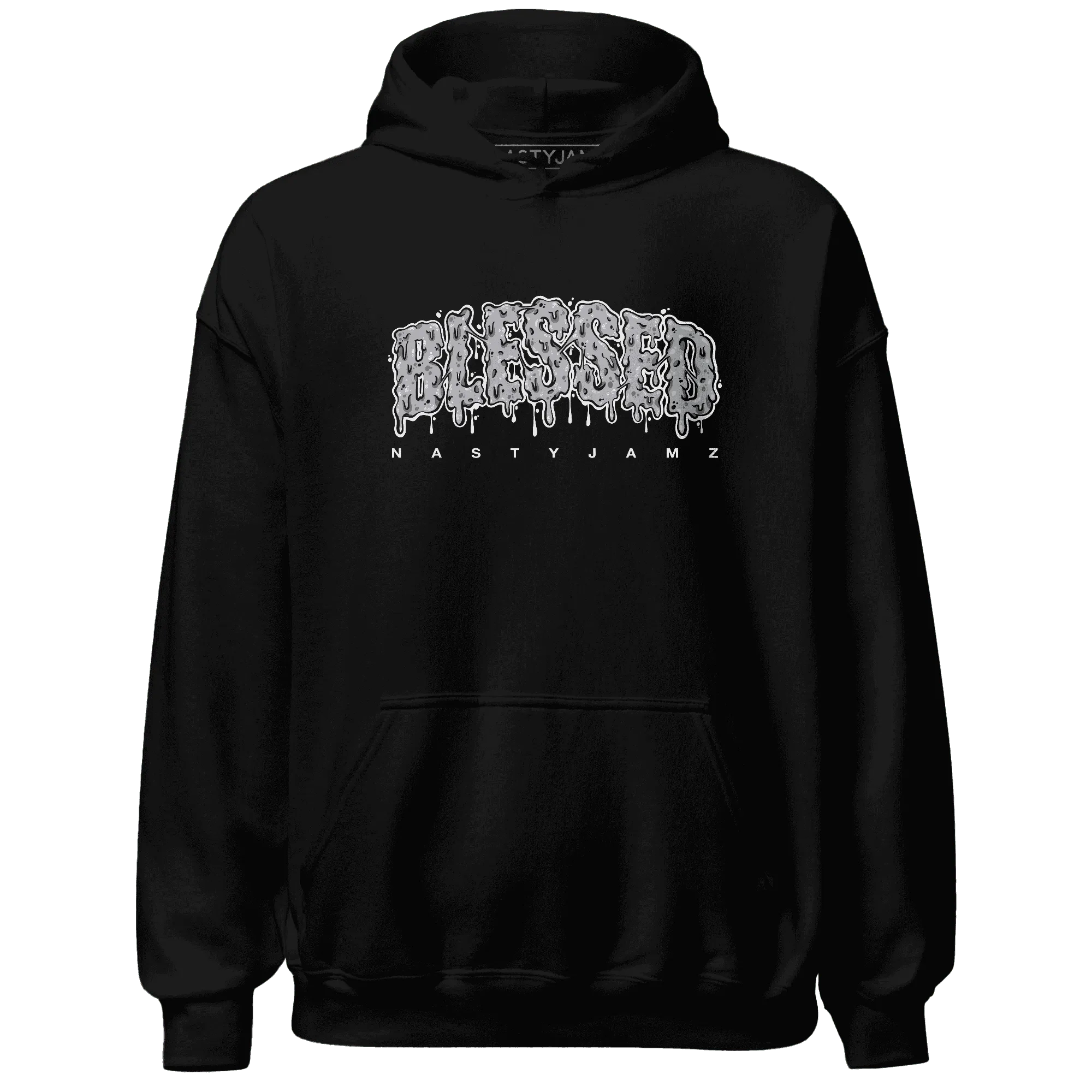 Wolf-Grey-1s-Hoodie-Match-Blessed-Text