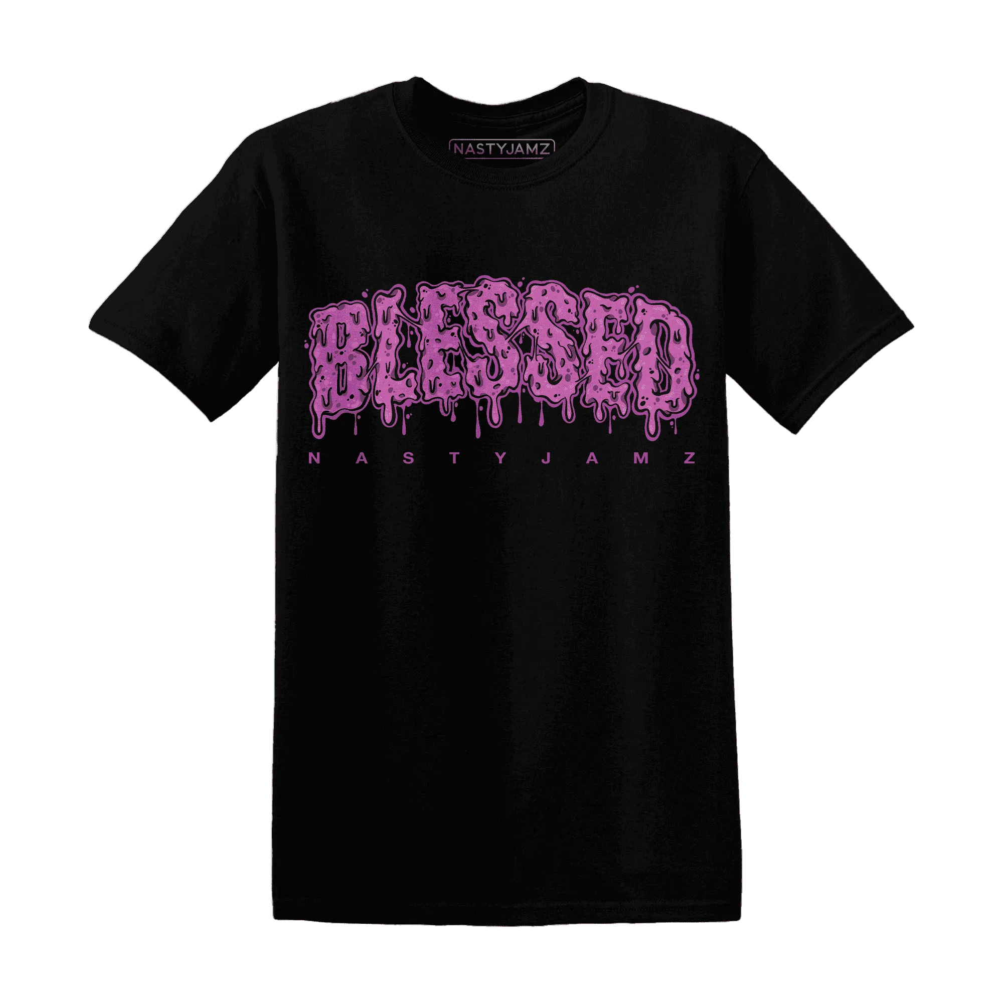 GS-Hyper-Violet-4s-T-Shirt-Match-Blessed-Text