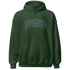 Oxidized Green 4s Hoodie Match Blessed Text - NastyJamz