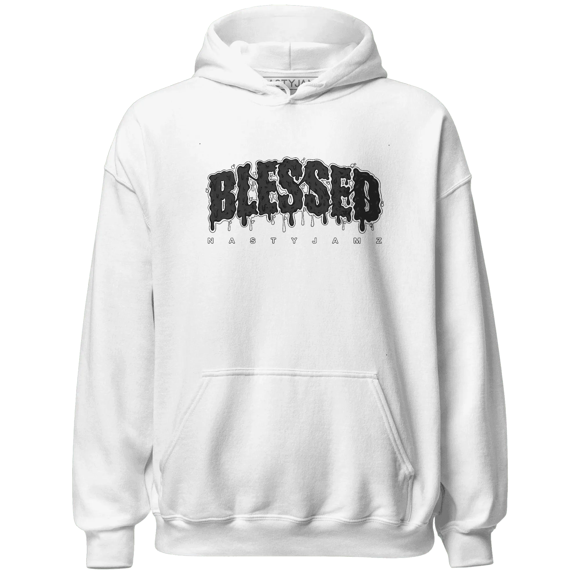 White-Thunder-4s-Hoodie-Match-Blessed-Text