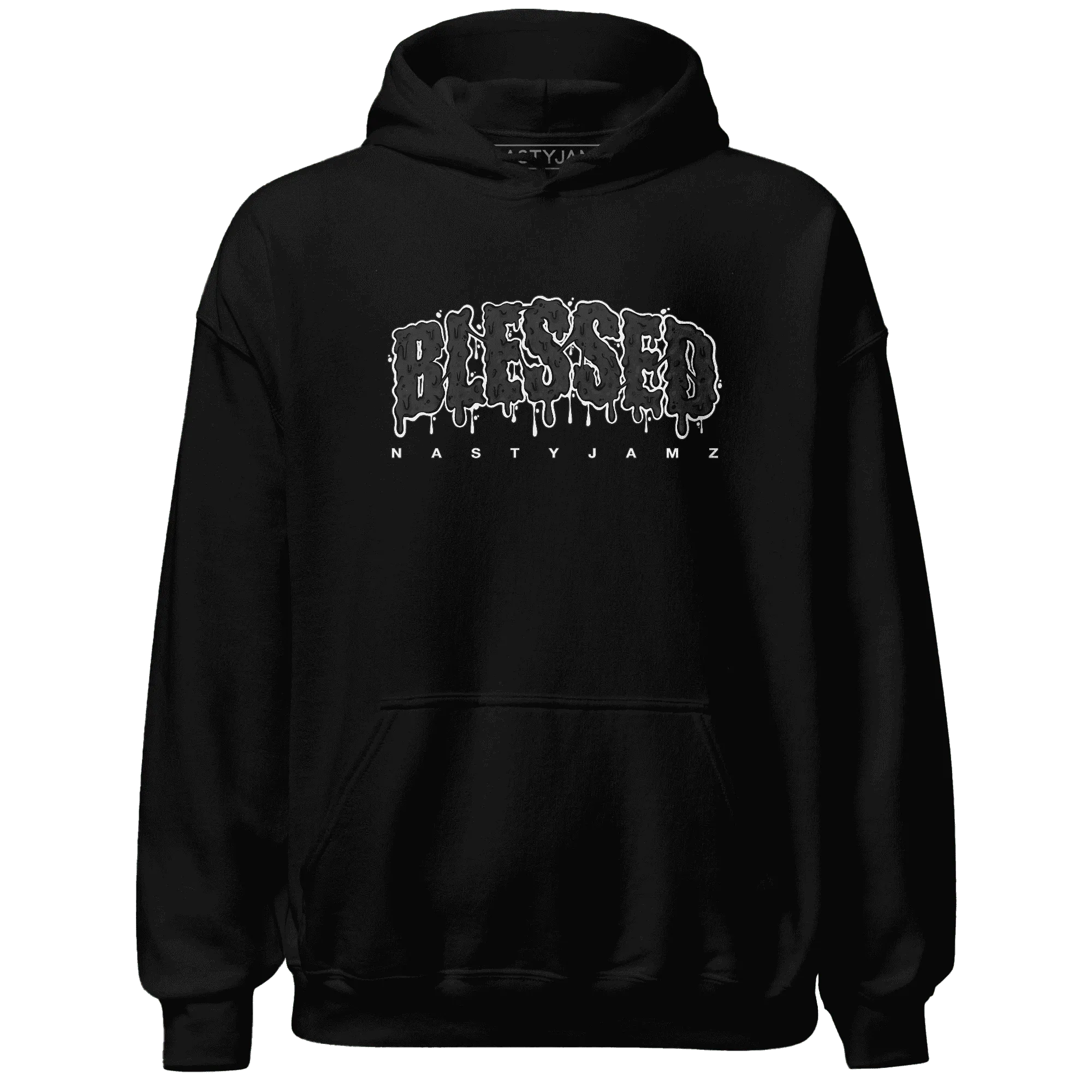 White-Thunder-4s-Hoodie-Match-Blessed-Text