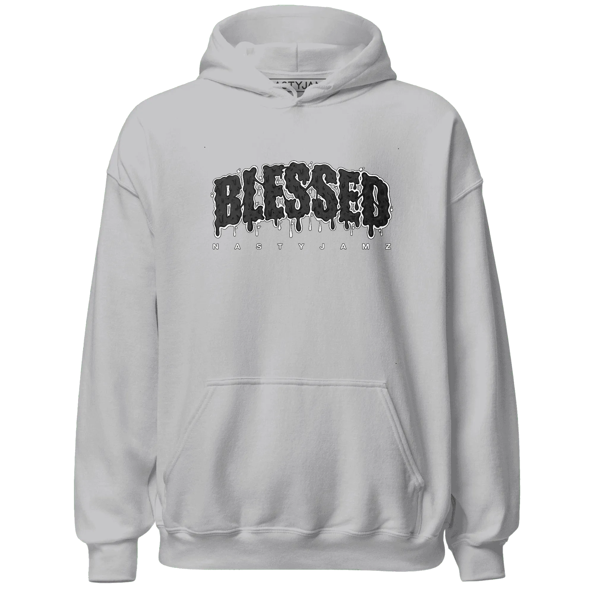 White-Thunder-4s-Hoodie-Match-Blessed-Text