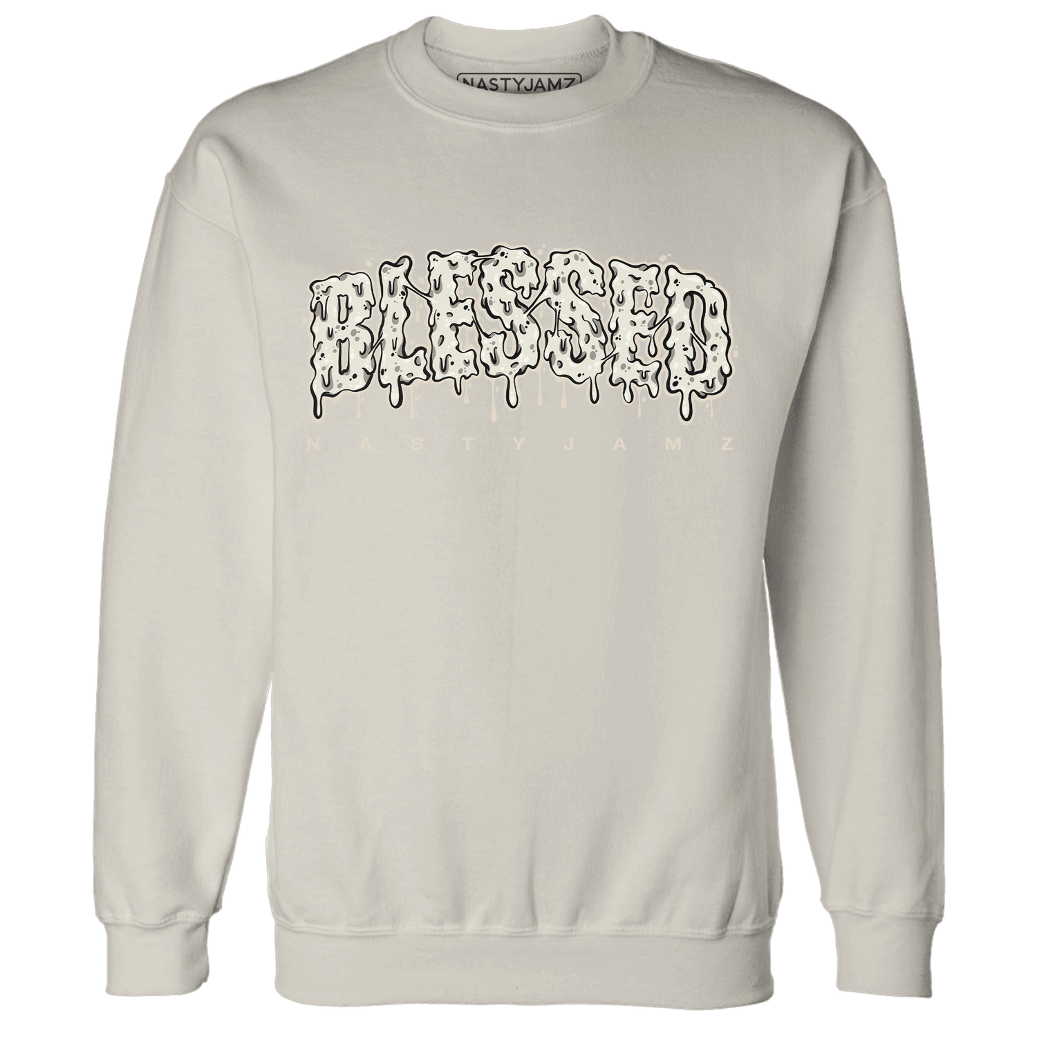 SE Sail 5s Sweatshirt Match Blessed Text - NastyJamz