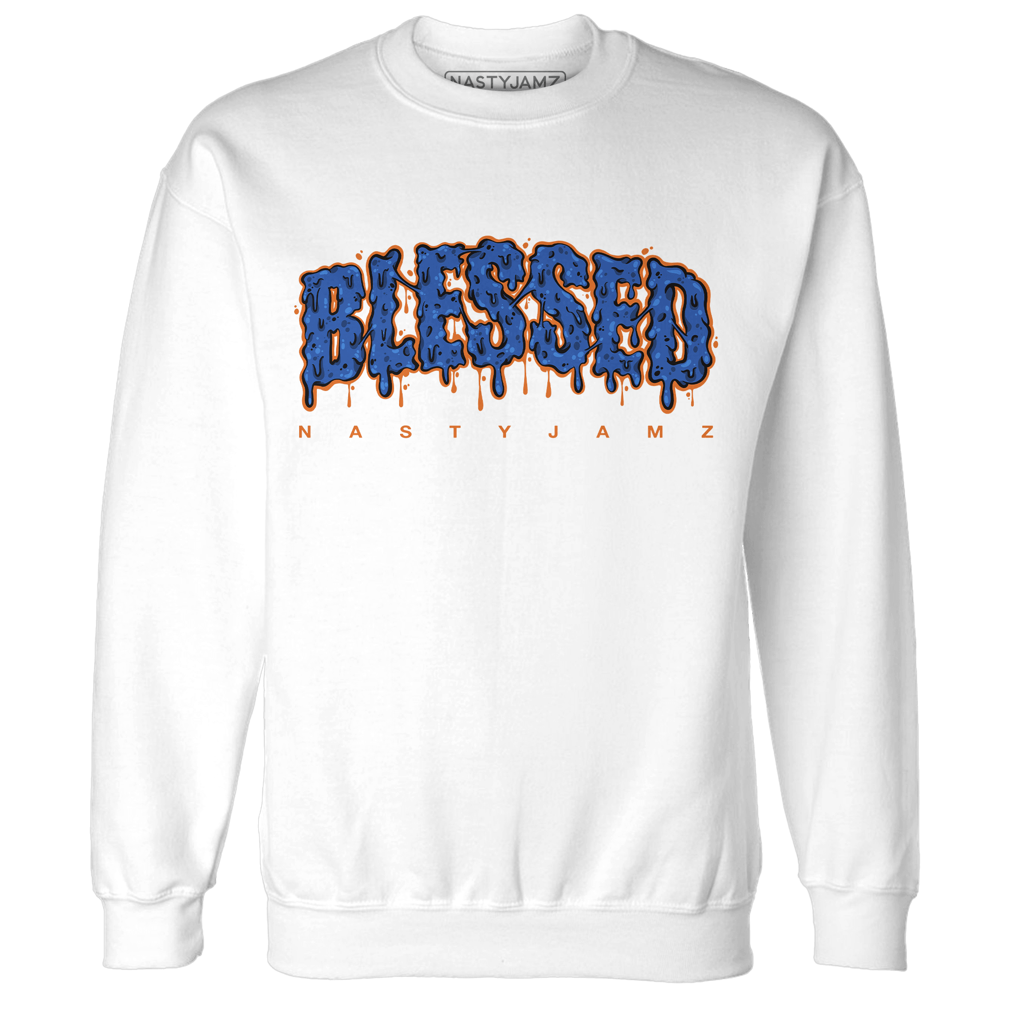 Dunk Low Knicks Sweatshirt Match Blessed Text - NastyJamz