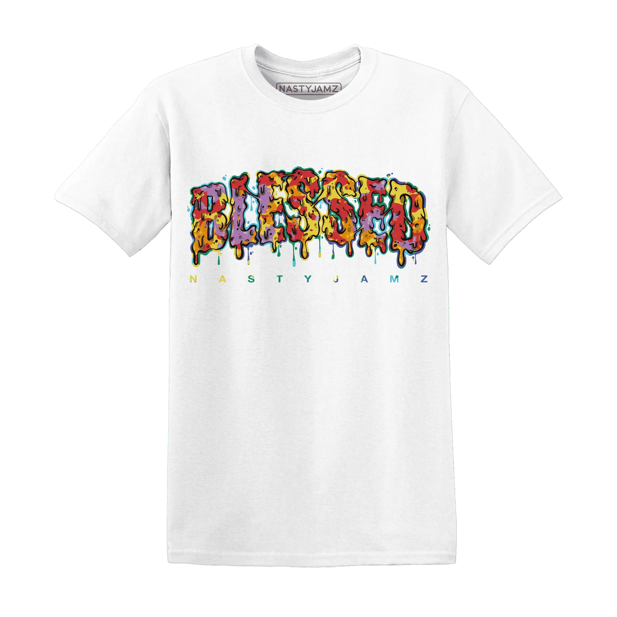 Mid-GS-Six-Championships-1s-T-Shirt-Match-Blessed-Text