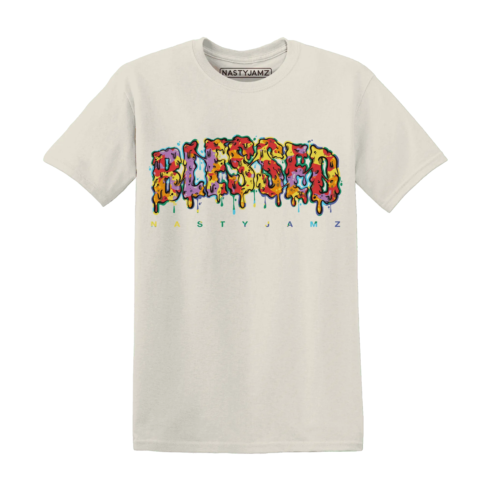 Mid-GS-Six-Championships-1s-T-Shirt-Match-Blessed-Text