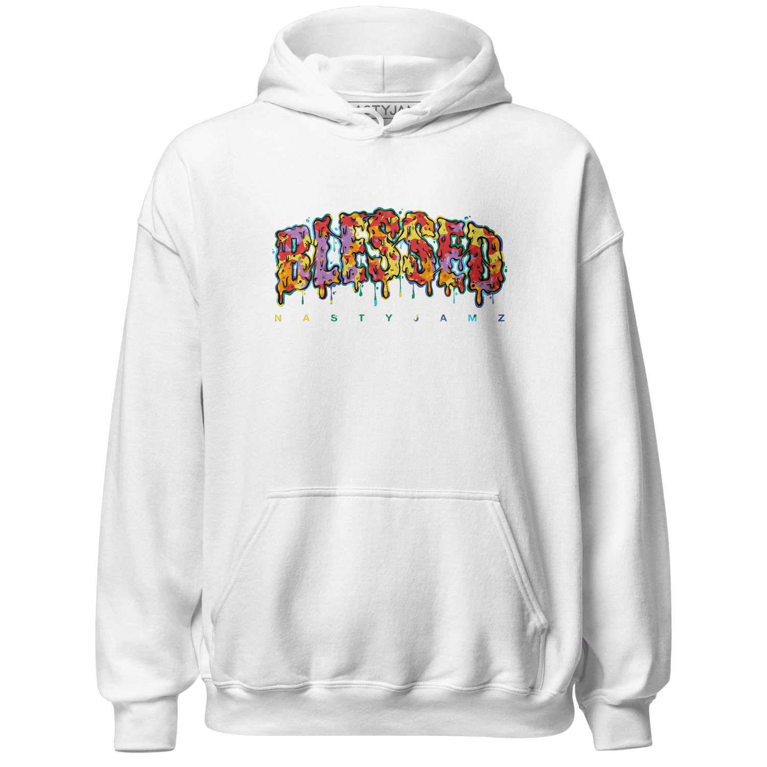 Mid GS Six Championships 1s Hoodie Match Blessed Text - NastyJamz