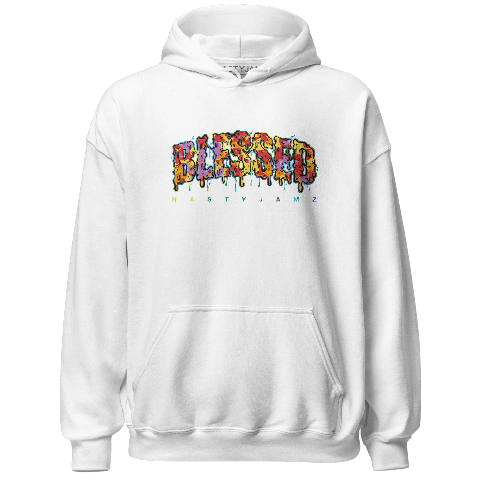 Mid GS Six Championships 1s Hoodie Match Blessed Text - NastyJamz