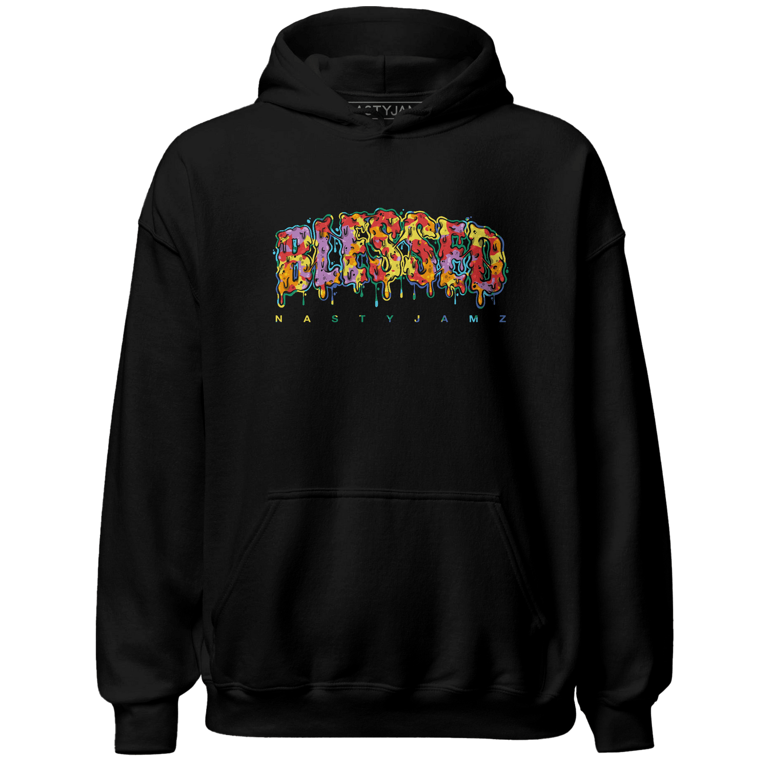Mid GS Six Championships 1s Hoodie Match Blessed Text - NastyJamz