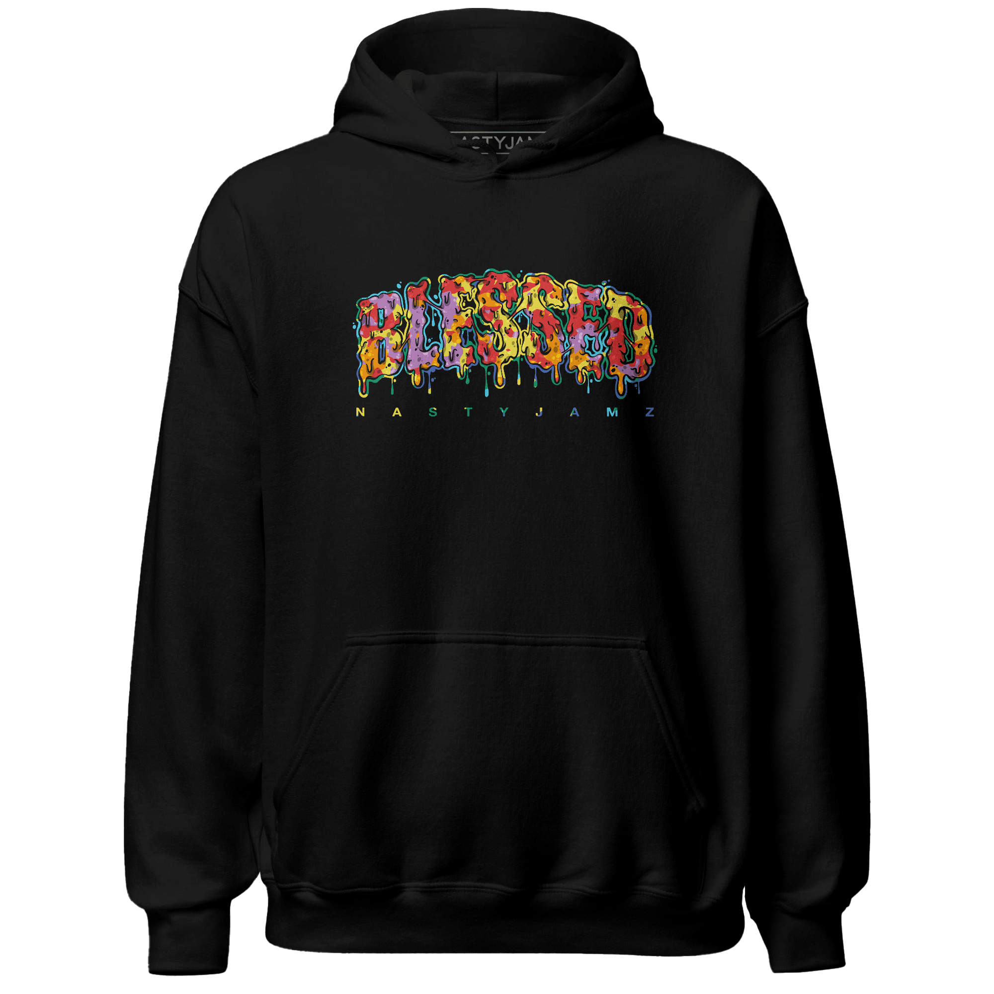 Mid GS Six Championships 1s Hoodie Match Blessed Text - NastyJamz
