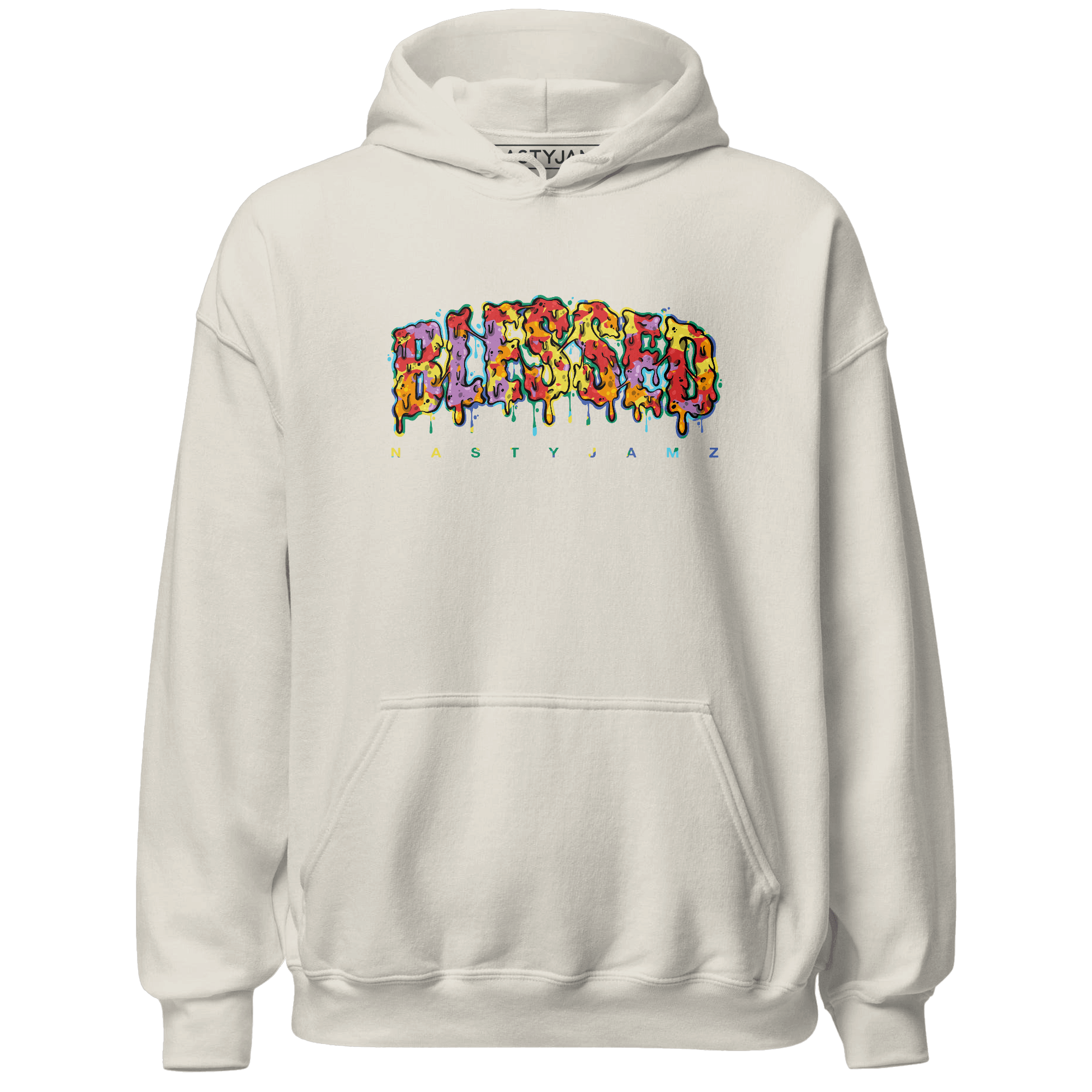 Mid GS Six Championships 1s Hoodie Match Blessed Text - NastyJamz